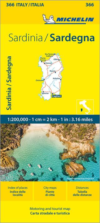 Image du produit Michelin Sardaigne - Local Map 366
