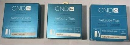Produktbild CND Nail Velocity Tips Weiss 50 Count Deep C Curve (Weiss)