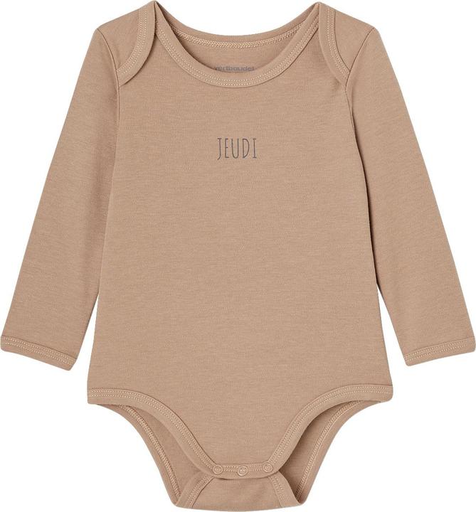 Produktbild Vertbaudet 5er-Pack Baby Langarm-Bodys in Schlupfform BASIC, Bio-Baumwolle (68)