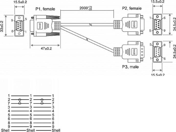Actual product image Ixxat 1.04.0076.00002 Y-CAN Y-cable 1pc.