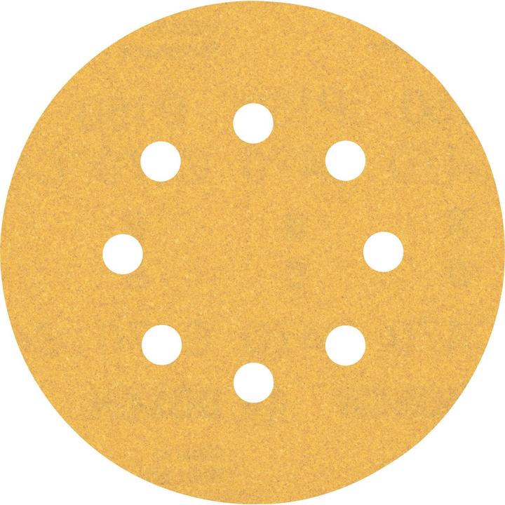 Bosch Professional Zubehör Expert C470 Sandpaper with 8 holes for random orbital sander, 125 mm, G 150, 50 pcs. (150)