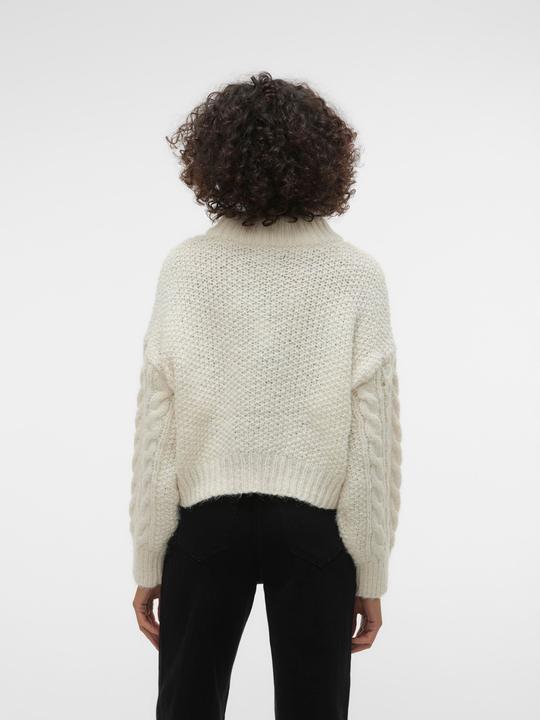 Actual product image Vero Moda VMDREAM LS HIGHNCK CROP PULLOVER GA EXC Knitted jumper (XL)