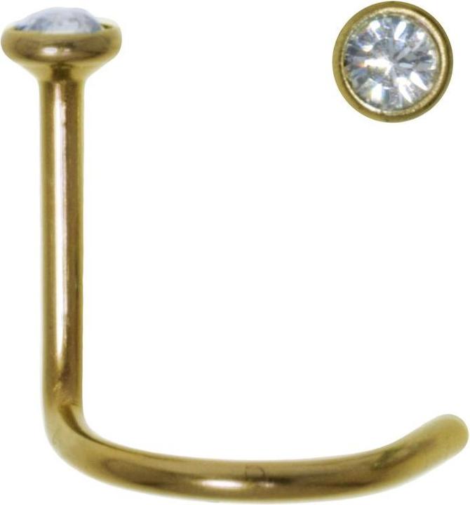Actual product image Bijouteria Nose piercing (Crystal, Titanium)