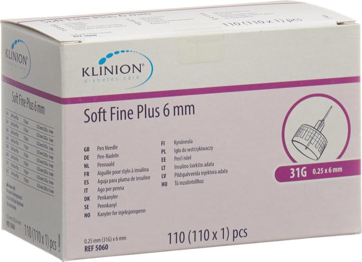 Produktbild Klinion Soft Fine Plus Pen-Nadel (Pen Nadeln + Einmalkanülen)