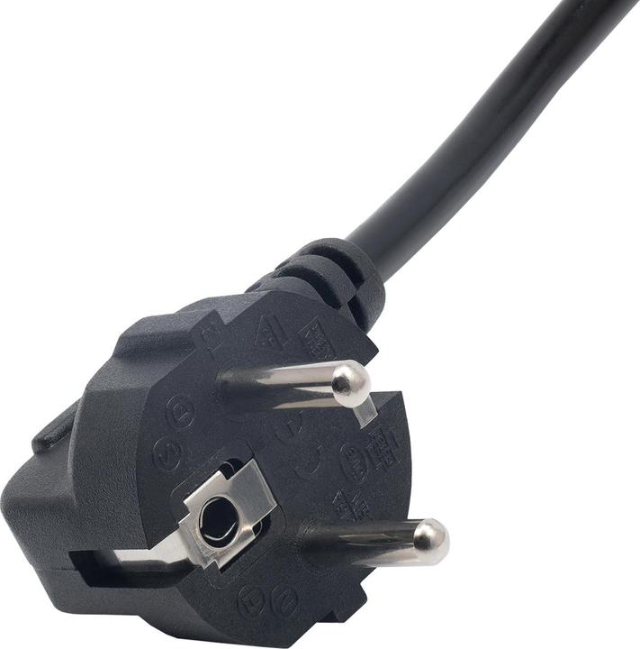 Produktbild Akyga Cable power AK-NB-08A Hybrid standard C/E/F CEE 7/7 - Euro 3-Pin IEC - Kabel - CEE7/7 -Koppler (1 m)