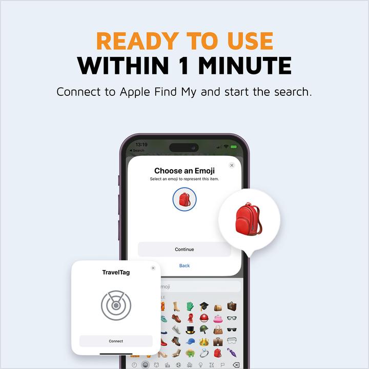 Actual product image Xtorm TravelTag 1 stück - IP64 (Apple)