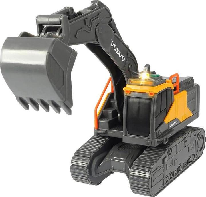 Produktbild Dickie Volvo Caterpillar Bagger mit Licht und Ton