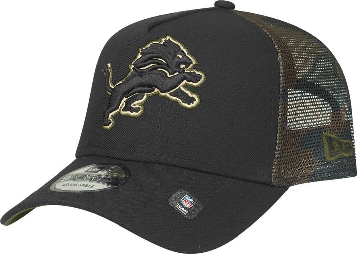 New Era Snapback Trucker Cap - Detroit Lions wood camo (One Size)