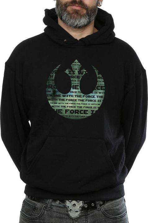 Image du produit Star Wars - Sweat à capuche ROGUE ONE I'M ONE WITH THE FORCE ALLIANCE EMBLEM GREEN - Homme (3XL)