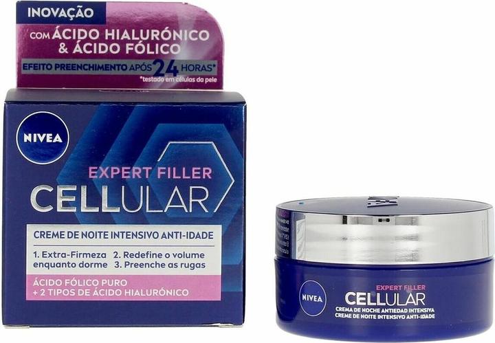 Immagine prodotto NIVEA Cellular Filler Hialurónico y Fólico Crema Noche 50ml (50 ml, Crema notte)