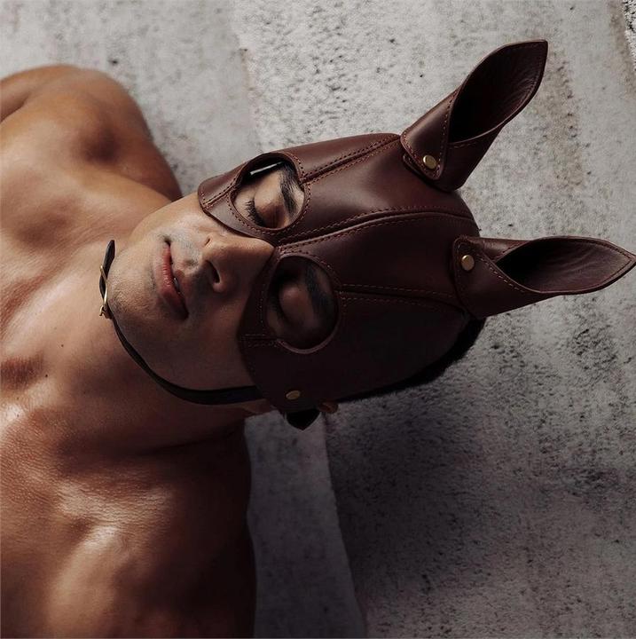 Produktbild Liebe Seele Ledermaske mit Ohren