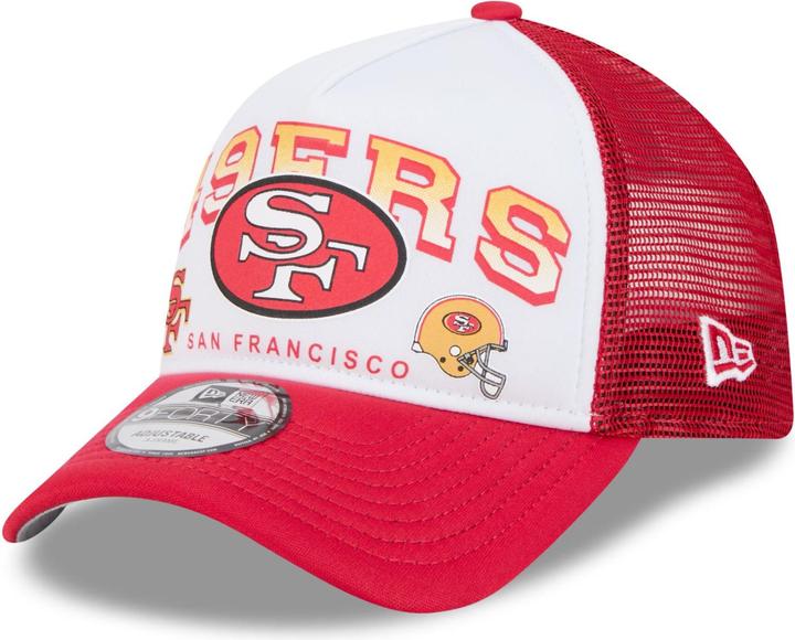 Actual product image New Era A-Frame Mesh Trucker Cap - RETRO San Francisco 49ers