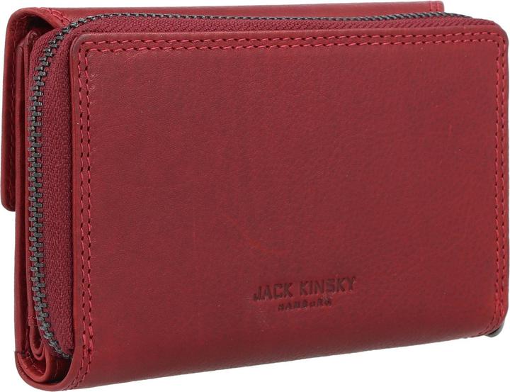 Actual product image Jack kinsky Wallet RFID protection leather 13.5 cm