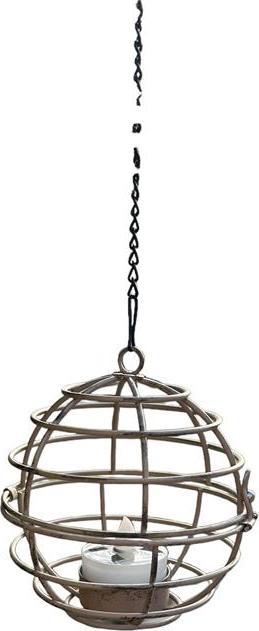 Immagine prodotto GuGus Lampada a sospensione solare a LED con tea light, Ø 10 cm, marrone