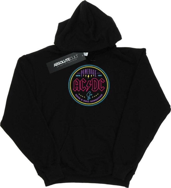 Produktbild AC/DC Circle Neon Kapuzenpullover Mädchen (140, 146)