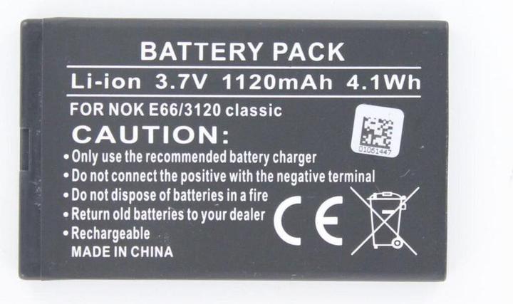 Immagine prodotto AGI Batteria del cellulare compatibile con Nokia 6600I - Batteria/Batteria - Nero - Ioni di litio (Li