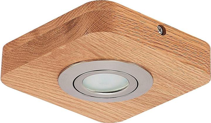 Produktbild Lindby Mikari LED-Deckenleuchte aus Holz, 1-fl. (310 lm)