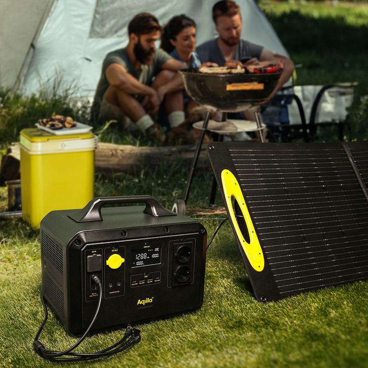 Produktbild Aqiila SUNBIRD P200 AQSO200SUN010 Solar-Ladegerät Ladestrom Solarzelle 9.75A 200W (200 W, 9.25 kg)