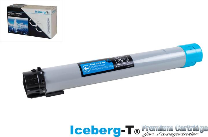 Actual product image Iceberg-T Toner Xerox 7530 / 7845 15'000 pages, cyan (C)