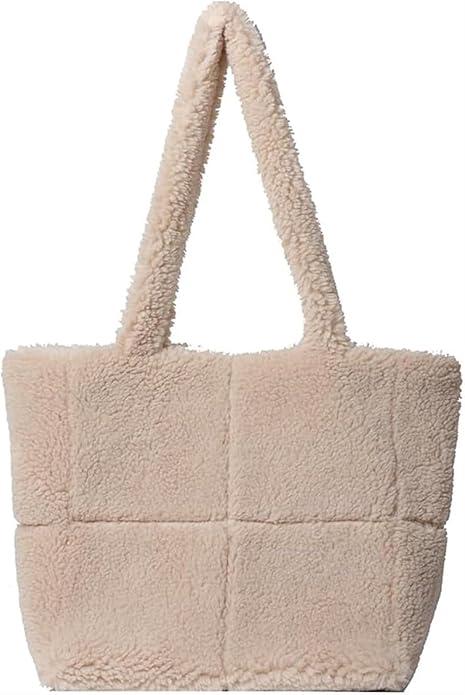 Only-Bags.Store Schicke Kunstpelz-Umhängetasche - vielseitig und leicht, perfekt für Arbeit oder Freizeit