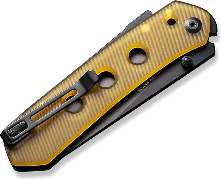 Actual product image Civivi Vision FG Ultem Amber & Black (9 cm)