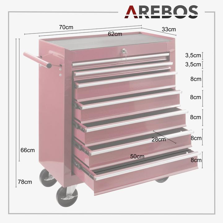 Produktbild Arebos Werkstattwagen