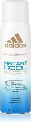 adidas Instant Cool Deodorant - Cooling refreshing deodorant with mint scent for women (Spray, 100 ml)