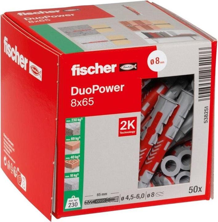 Image du produit Fischer DuoPower (50 pcs)