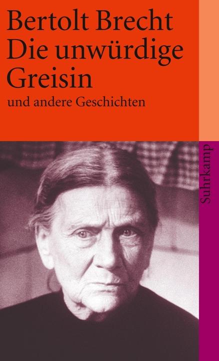 Actual product image Die unwürdige Greisin (German, Bertolt Brecht, 1990)