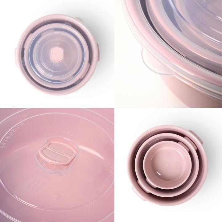 Actual product image Hobby 3er-Set Aufbewahrungsdosen Vorratsdosen Mikrowellendosen Gefrierdosen