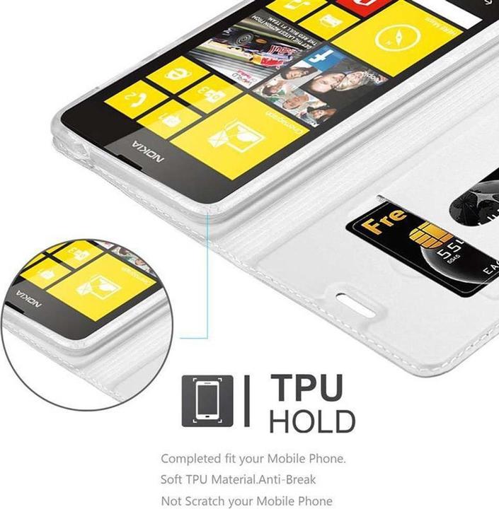 Produktbild Cadorabo Book Classy Style Cover (Nokia Lumia 520)
