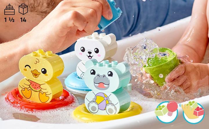 Immagine prodotto LEGO Divertimento nella vasca da bagno: il treno degli animali galleggianti (10965)