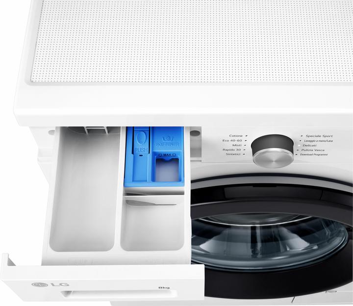 Actual product image LG F4NX1008NWK 8 Kg Washing Machine Class A (8 kg, Left)