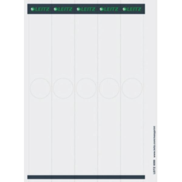 Produktbild Leitz Ordnerrücken-Etikett für Hängeordner, 34 x 279 mm lang, schmal, grau, passend für Hängeo