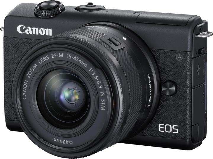 Canon EOS M200 (15 - 45 mm, 24.10 Mpx, APS-C / DX)
