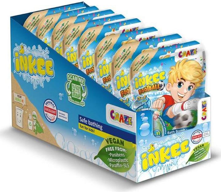 Actual product image Craze Inkee Fussall bath bomb with collectible figure (Bath bombs)