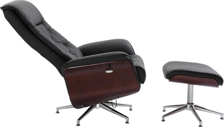 Produktbild Homcom Chesterfield Sessel mit Hocker