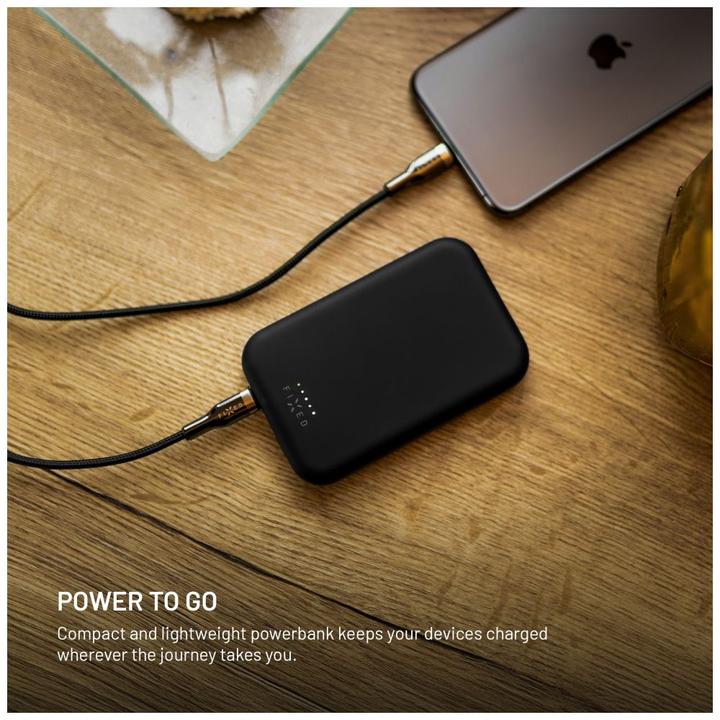 Immagine prodotto Fixed MagZen Trådløs PD 20W Power Bank 10.000 mAh Sort Powerbank - Sort - 10000 mAh (10000 mAh, 12 Wh)