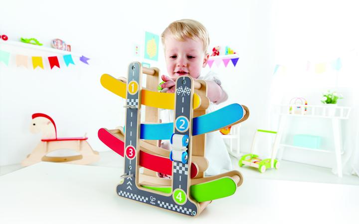 Actual product image Hape Flickflack racetrack