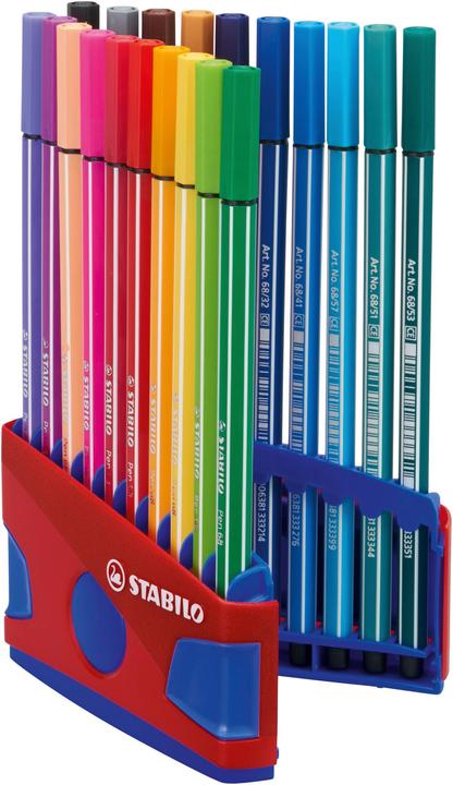 STABILO Fibre pen (colour assorted, 20 x)