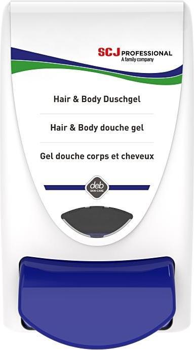 deb Cleanse Shower 1000 Spender Seifenspende 1 L, SHW1LDSMD für Duschgel und Shampoo (1000 ml)