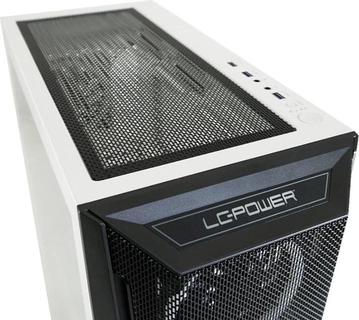 Image du produit LC-Power Boîtier Gaming 805BW Holo-1 X RGB noir/blanc retail (E-ATX, ATX, mATX, Mini-ITX)