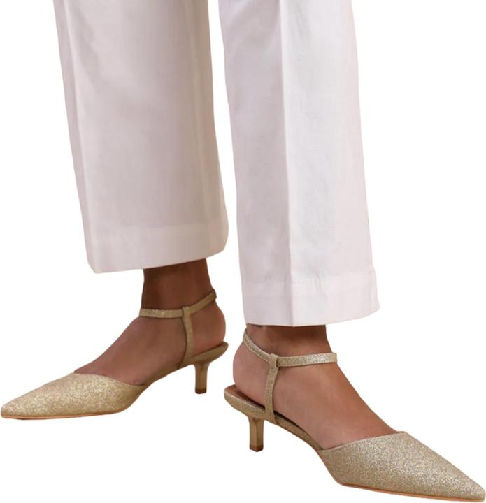 Actual product image Where's That From Womens/Ladies Malta Faux Leather Adjustable Strap Wide Kitten Heel Sandals (38)