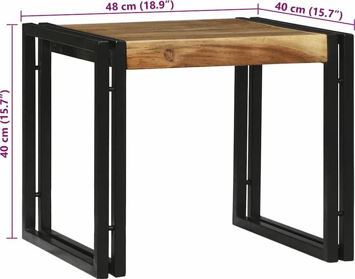Image du produit VidaXL Table basse (80 x 80 x 40 cm)