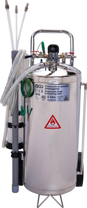 Immagine prodotto BGS Unità pneumatica estrazione carburante 40 l
