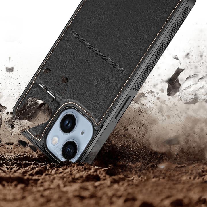 Immagine prodotto Dux Ducis Custodia a portafoglio 3in1 con supporto per iPhone 15 MagSafe RFID Blocking Rafi Mag - Ne (Apple iPhone 15)