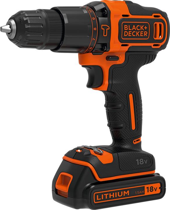 Produktbild Black & Decker Akku Bohrmaschinen-Set (Akkubetrieb)