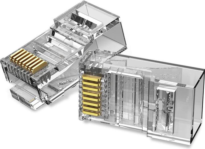 Produktbild Vention Modular RJ45 Cat.6 UTP Connector IDDR0-10 Transparent 10 pcs.