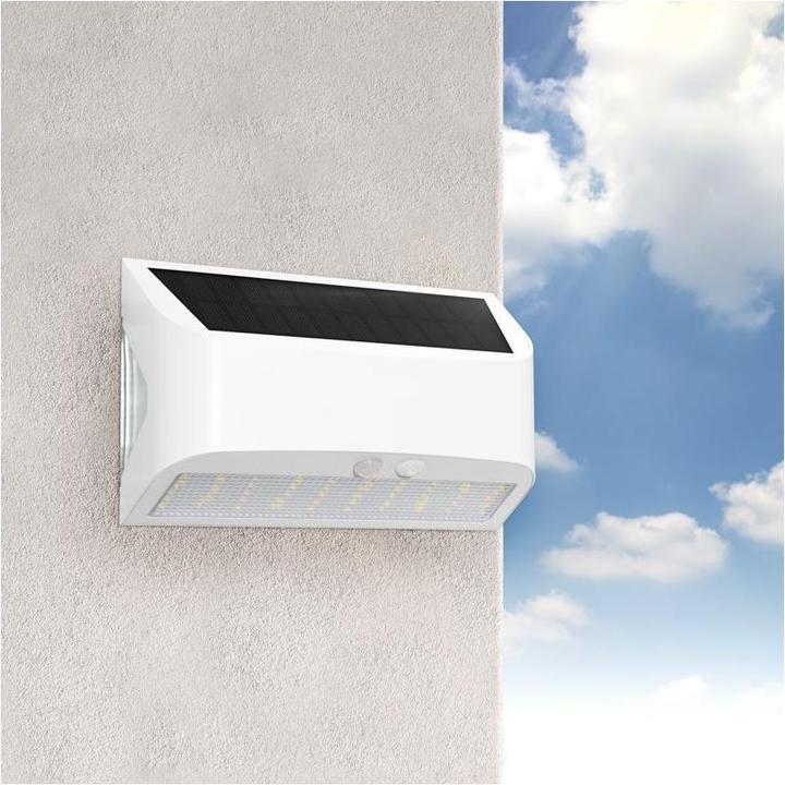 Actual product image Century Arcadia Max Solar LED wall light white (600 lm, IP65)