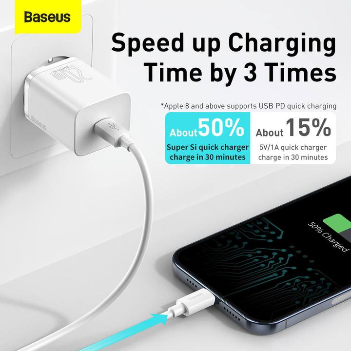 Produktbild Baseus Super Si Set Quick Charger (20 W)
